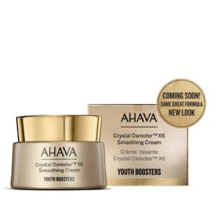 AHAVA YOUTH BOOSTERS CRYSTAL OSMOTER™ X6 ODOS TEKSTŪRĄ GERINANTIS VEIDO KREMAS, 50 ML