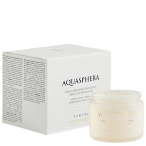 KEENWELL AQUASPHERA TREJOPO POVEIKIO INTENSYVIAI DRĖKINANTIS NAKTINIS KREMAS, 80 ML
