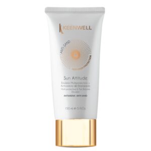 KEENWELL SUN ATTITUDE ANTI-SAND APSAUGINĖ ĮDEGI SKATINANTI EMULSIJA KŪNUI SPF50, 150 ML