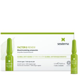 SESDERMA FACTOR G GLOBAL ANTI-AGING AMPULĖS, 7×1,5 ML