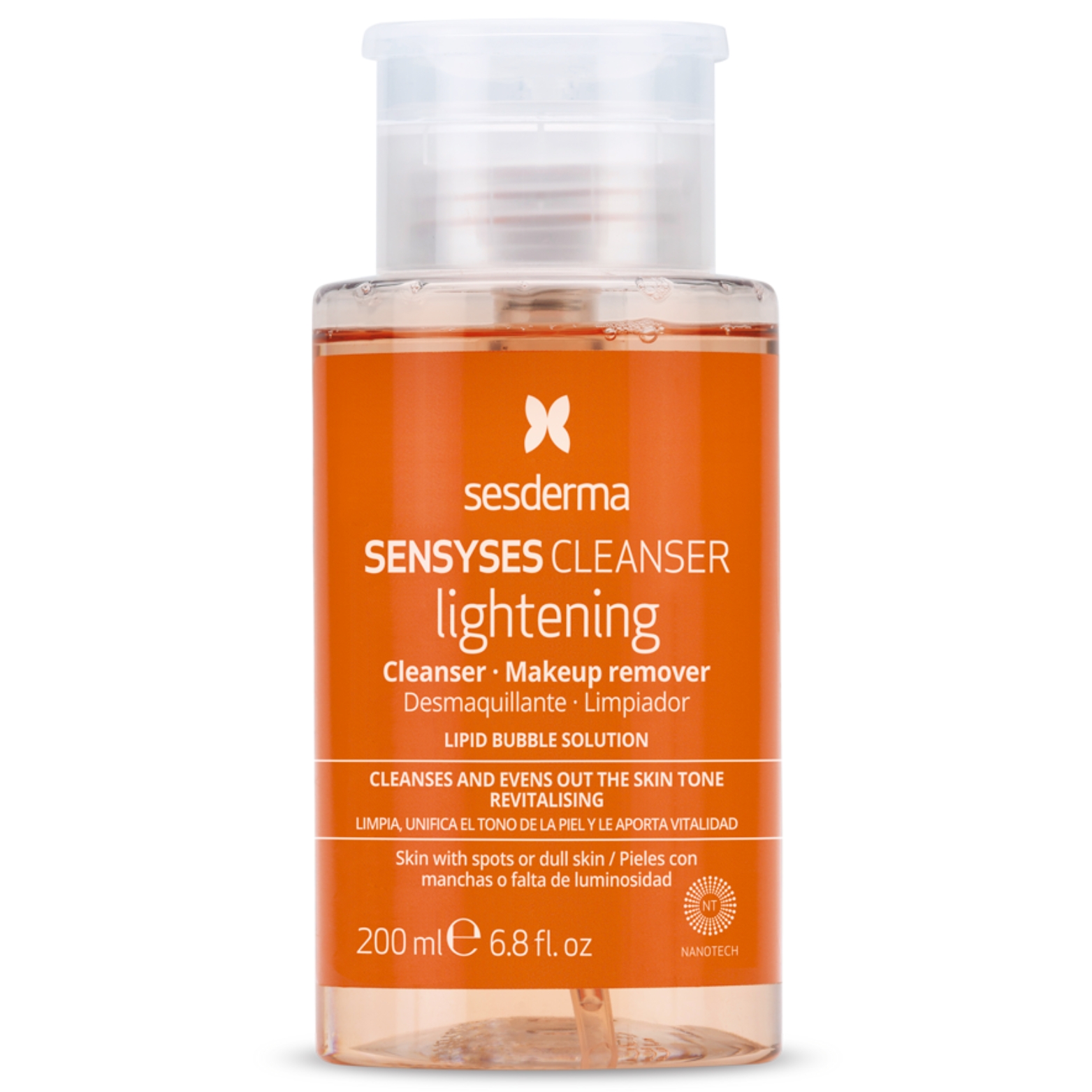 SESDERMA SENSYSES LIGHTENING LIPOSOMINIS VALIKLIS, 200 ML - Image 3