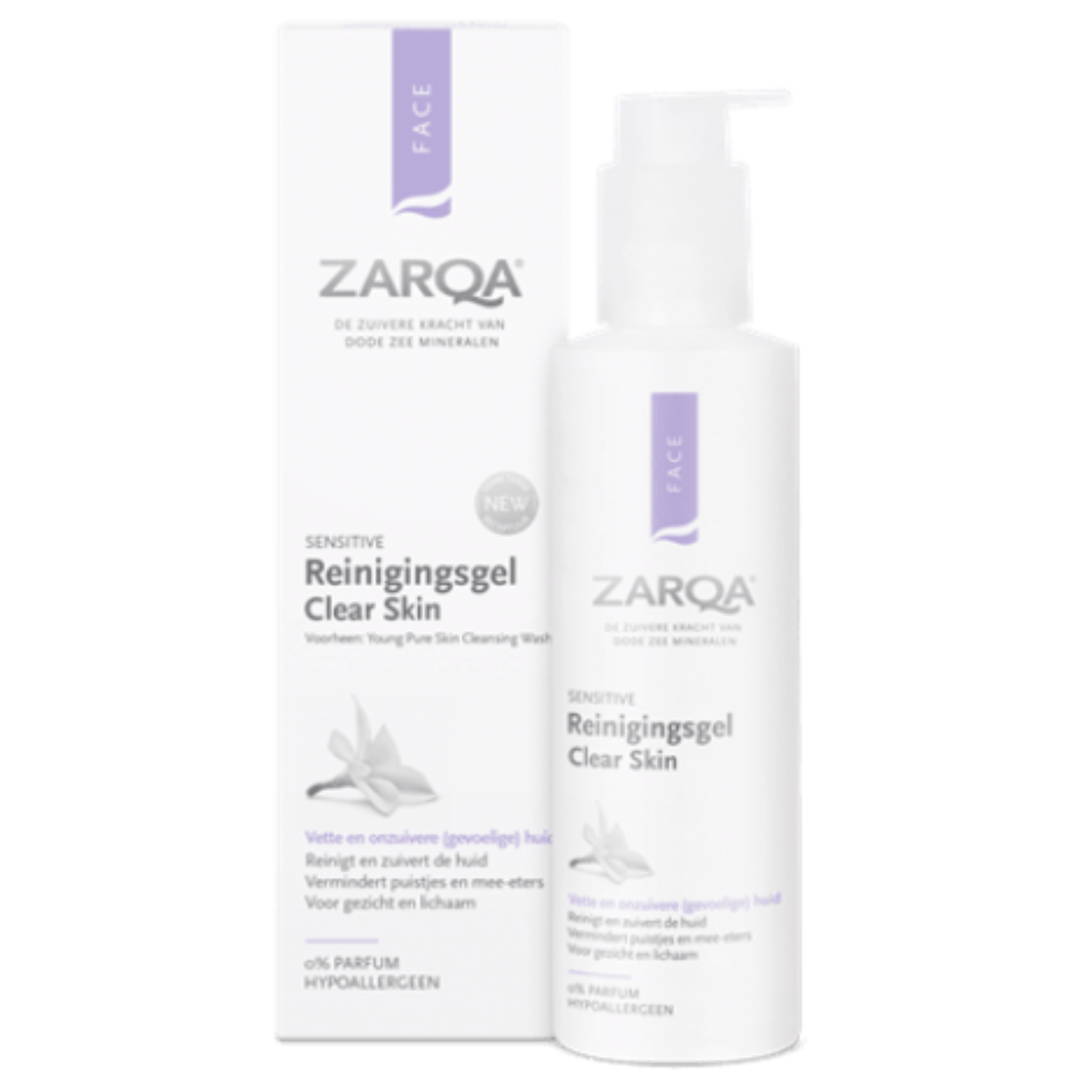 ZARQA CLEAR SKIN PRAUSIKLIS Į AKNĘ LINKUSIAI ODAI, 200 ML
