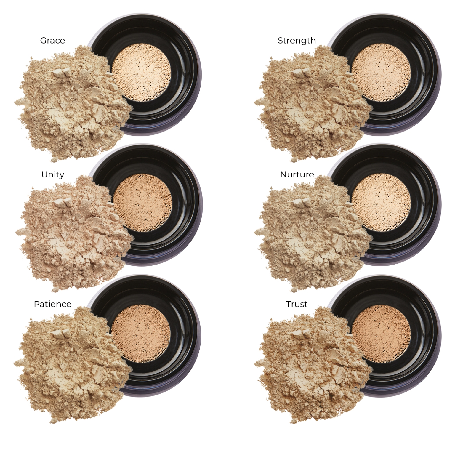 INIKA ORGANIC BIRI MINERALINĖ PUDRA SPF 25 - Patience, 8 g - Image 3