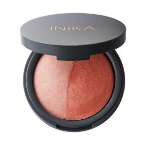 INIKA ORGANIC KOMPAKTINIAI MINERALINIAI SKAISTALAI DUO – Burnt Peach, 6.5 g