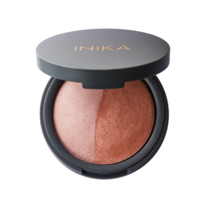 INIKA ORGANIC KOMPAKTINIAI MINERALINIAI SKAISTALAI DUO – Pink Tickle, 6.5 g