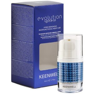KEENWELL EVOLUTION SPHERE DRĖKINAMASIS ATKURIAMASIS NAKTINIS VEIDO KREMAS, 50 ml