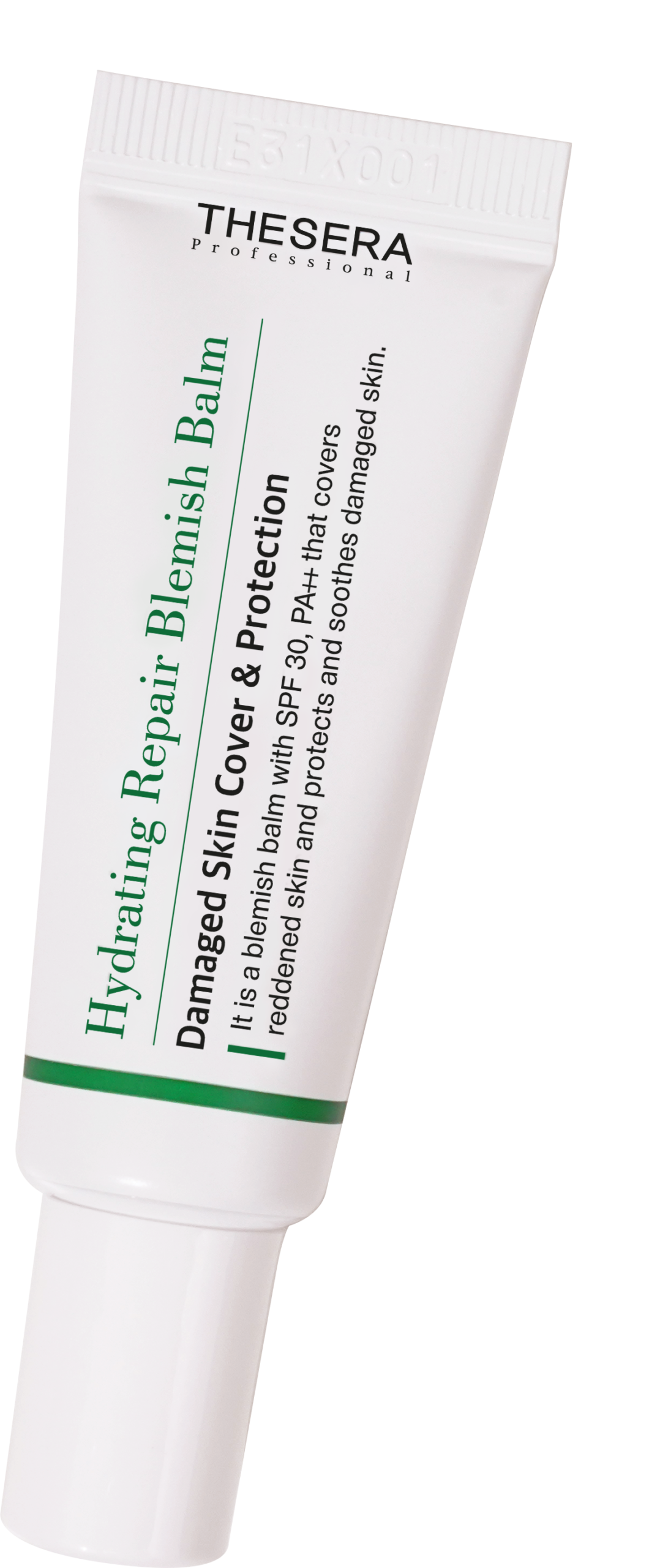 THESERA HYDRATING REPAIR BLEMISH BALM VEIDO KREMAS SU SPALVA SPF 30, 10 ML (2 ATSPALVIS) - Image 3